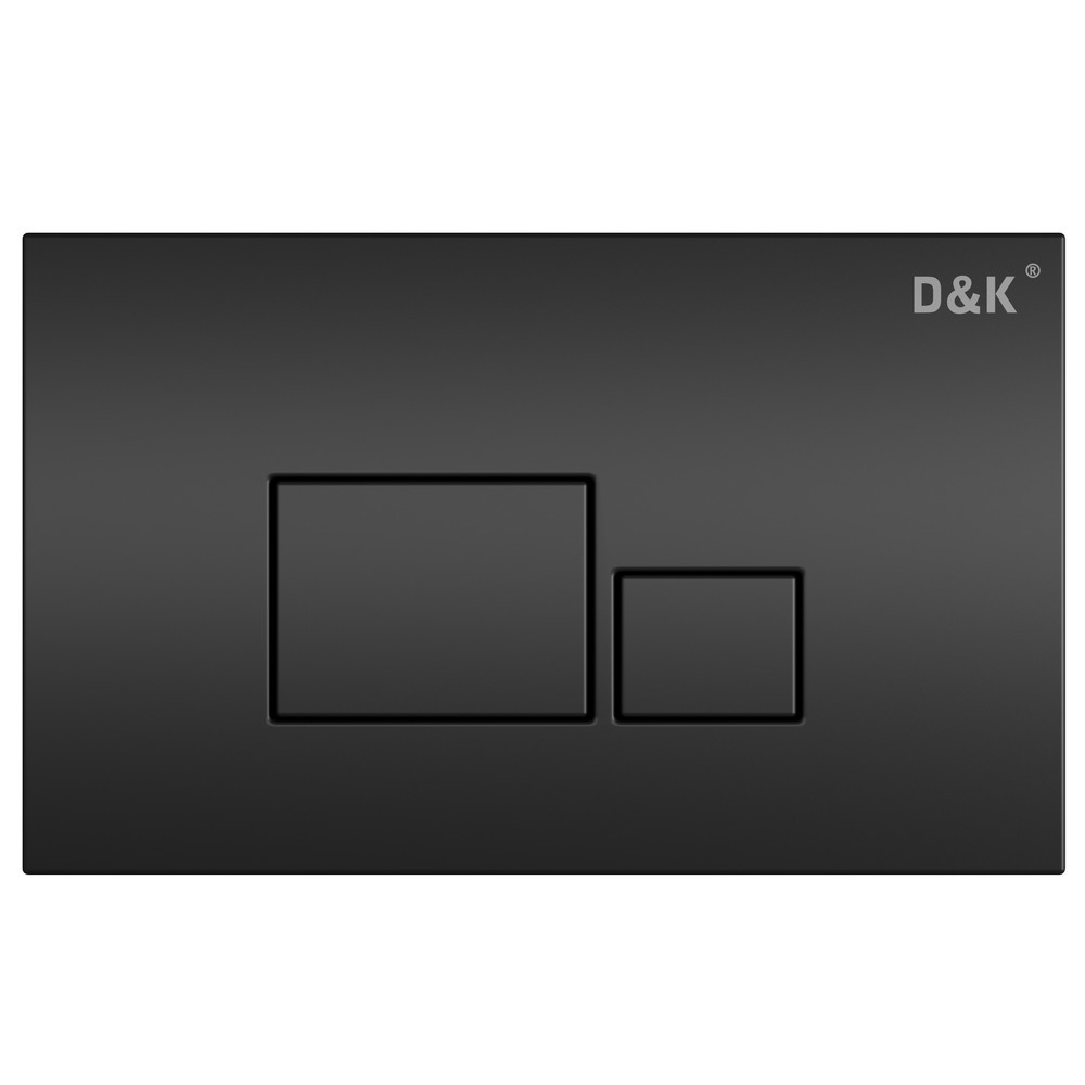 Кнопка смыва D&K Quadro DB1519025 (черный)