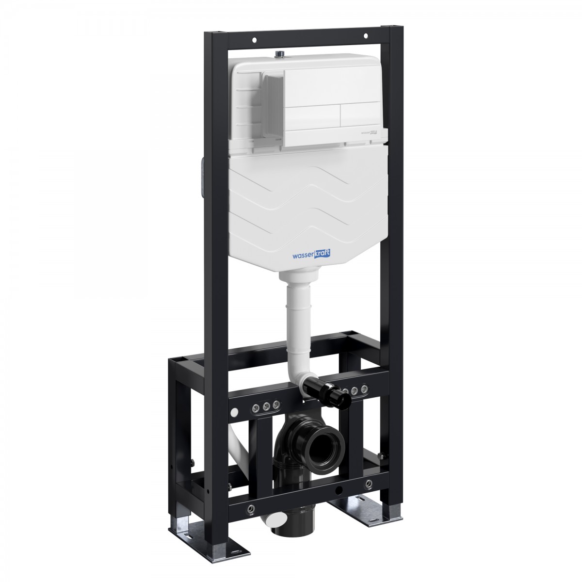 Инсталляция для подвесного унитаза WasserKraft Dill 61TLT.010.ME.WM04 (цвет клавиши белый матовый)