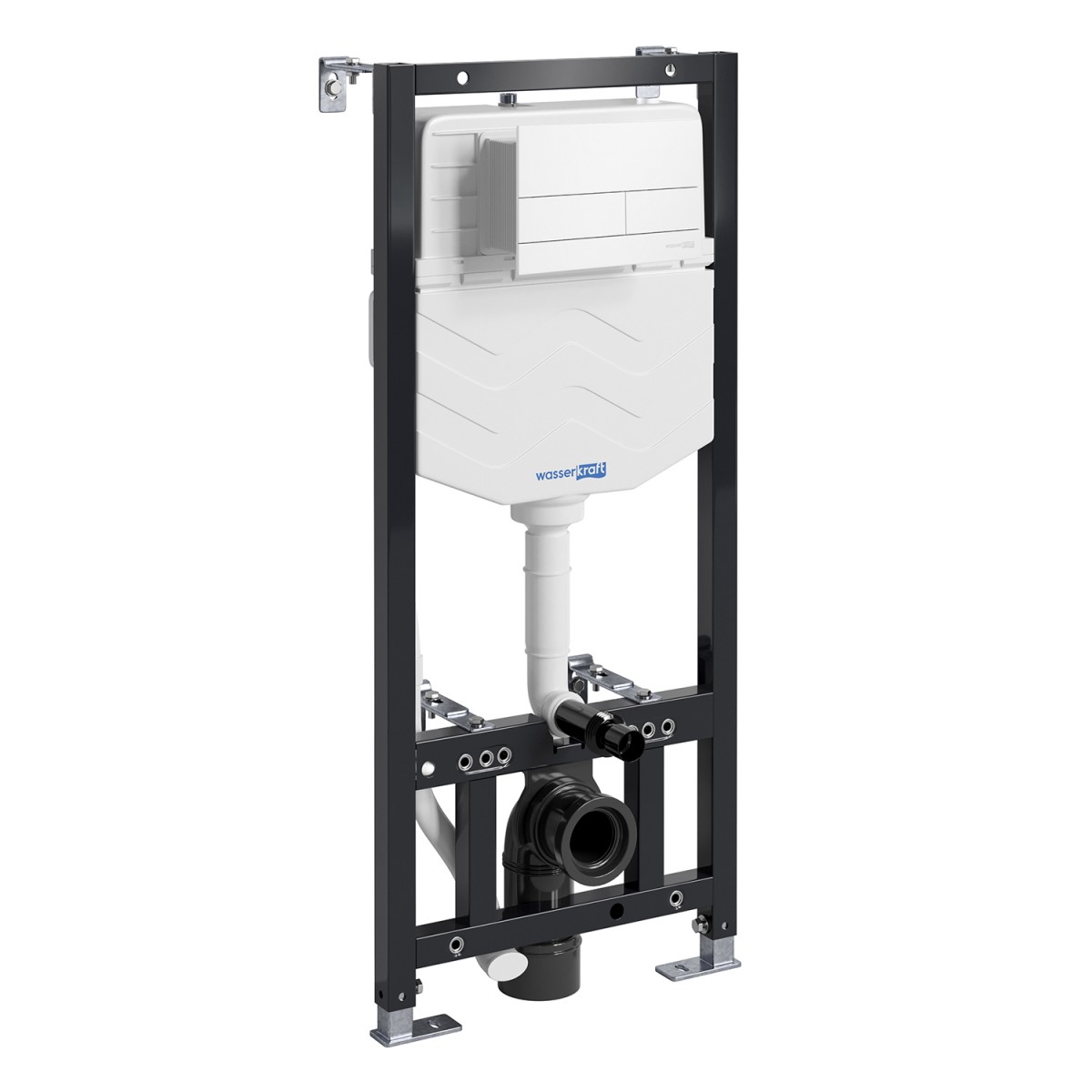Инсталляция для подвесного унитаза WasserKraft Aller 10TLT.010.ME.WM04 (цвет клавиши белый матовый)