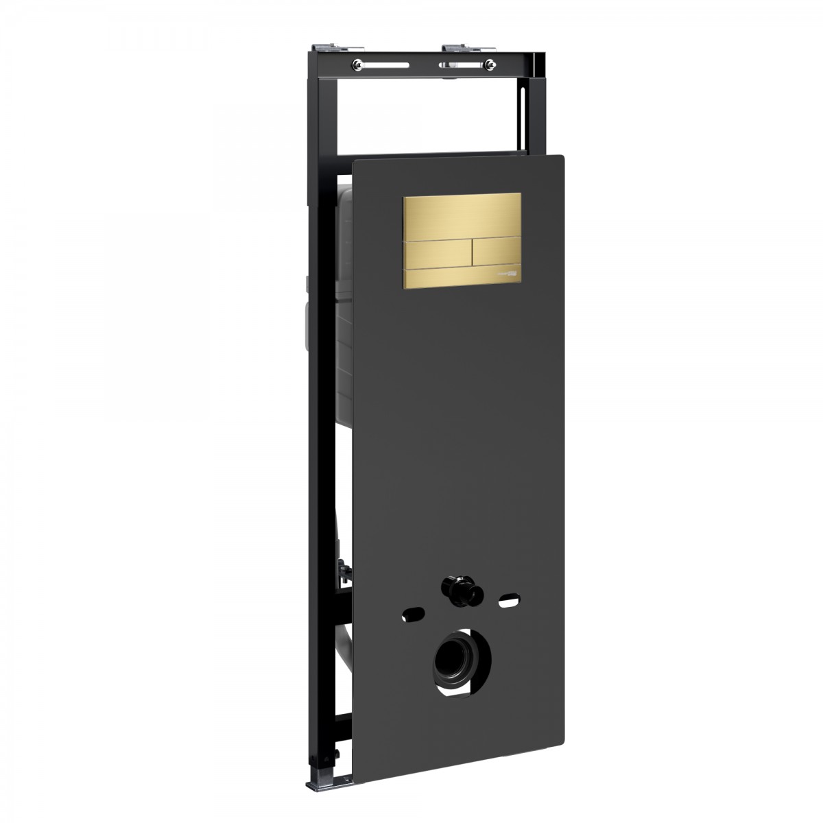 Инсталляция для подвесного унитаза WasserKraft Salm 27TLT.010.ME.BL.MG04 (цвет клавиши золото матовое)