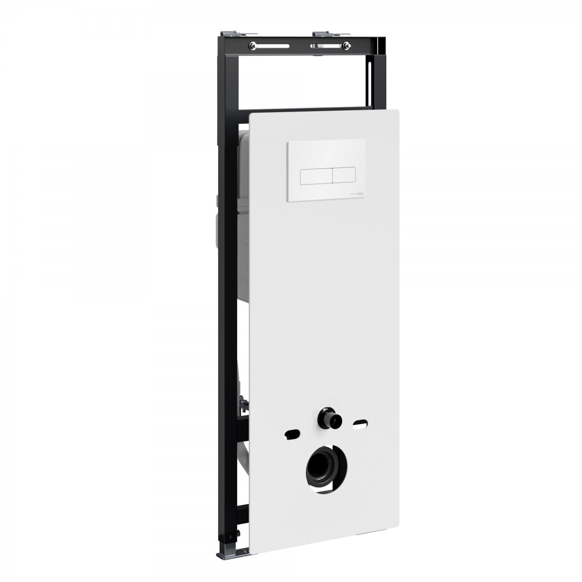 Инсталляция для подвесного унитаза WasserKraft Salm 27TLT.010.ME.WH.WH03 (цвет клавиши белый)