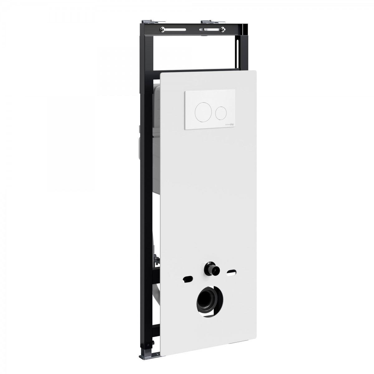 Инсталляция для подвесного унитаза WasserKraft Salm 27TLT.010.ME.WH.WM02 (цвет клавиши белый матовый)