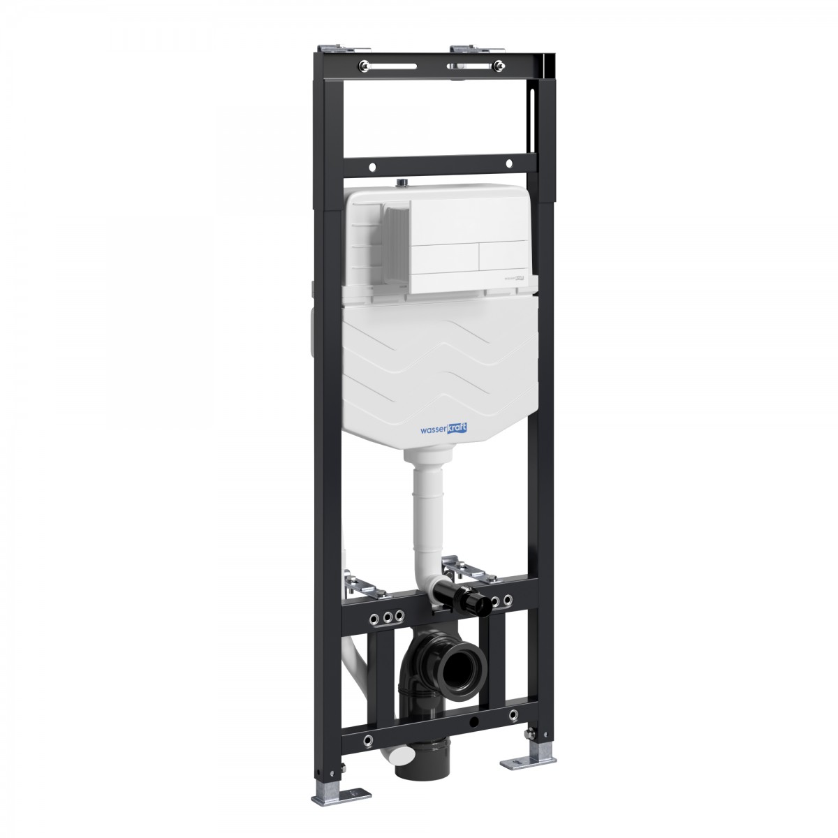 Инсталляция для подвесного унитаза WasserKraft Alme 15TLT.010.ME.WM04 (цвет клавиши белый матовый)