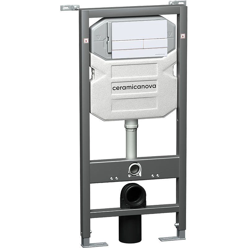 Инсталляция для подвесного унитаза Ceramica Nova Envision CN1002W (цвет клавиши белый)