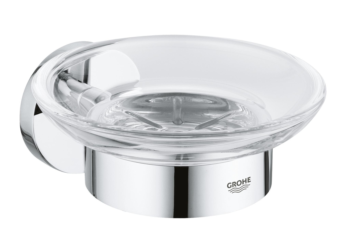Мыльница GROHE Essentials с держателем, хром 40444001