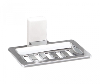 Мыльница WasserKRAFT Leine K-5069W (хром/белый)