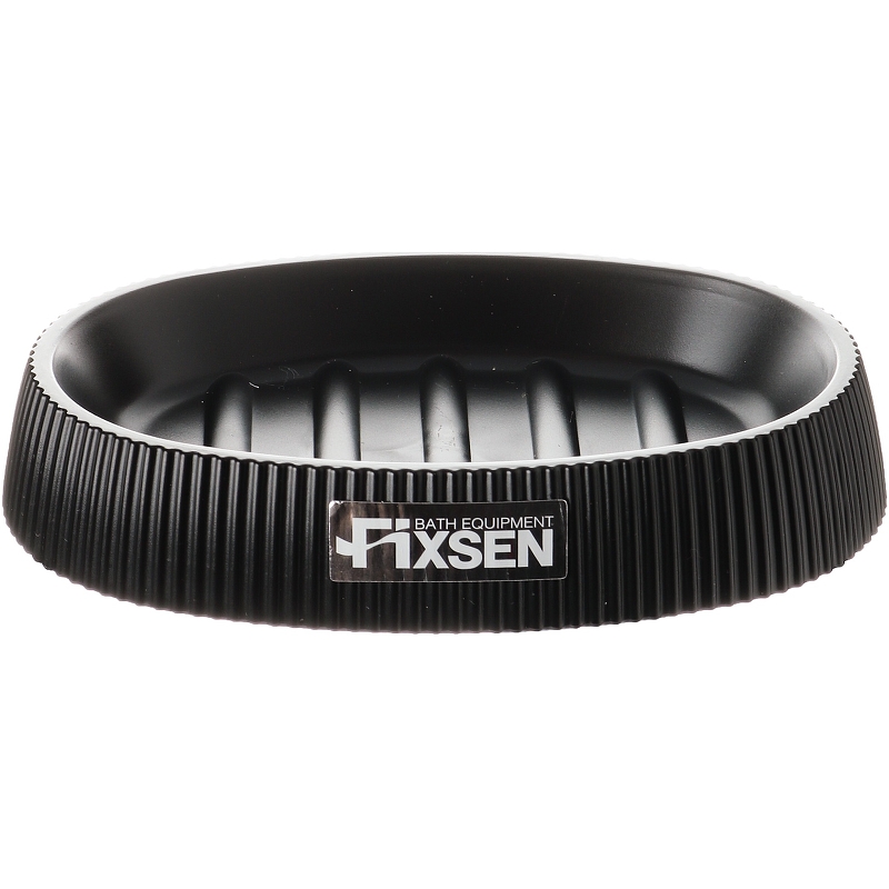 Мыльница Fixsen Black Boom FX-411-4 (дерево/чёрный)