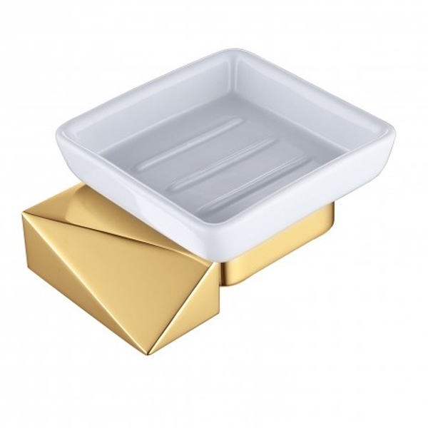 Мыльница Boheme New Venturo 10313-G (золото) настенная