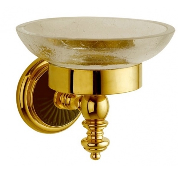 Мыльница Boheme Palazzo 10153 (золото/чёрный) настенная