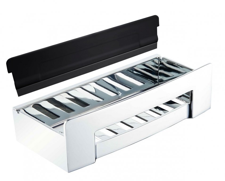 Мыльница Bemeta Cytro 02208302 (хром/чёрный) настенная