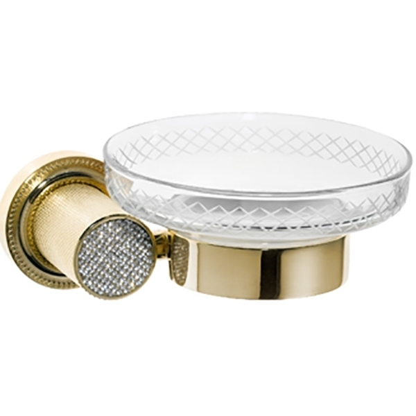 Мыльница Boheme Royale Cristal 10923-G (золото)