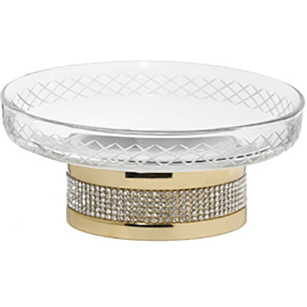 Мыльница Boheme Royale Cristal 10930-G (золото)