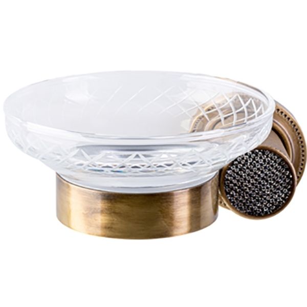 Мыльница Boheme Royale Cristal 10923-BR (бронза)