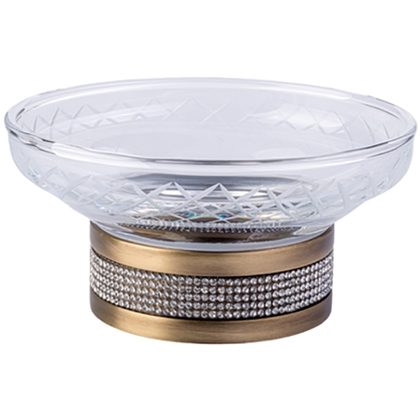 Мыльница Boheme Royale Cristal 10930-BR (бронза)