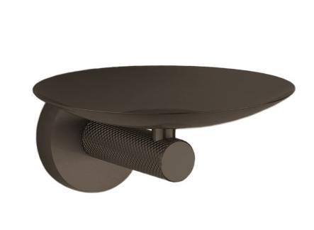 Мыльница Boheme Uno Gun Metall 10973-GM (сталь) настенная