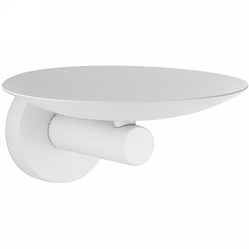 Мыльница Boheme Uno 10973-MW (белый матовый) настенная