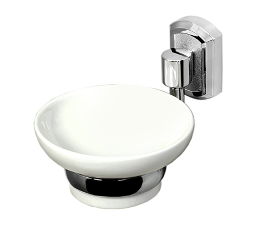 Мыльница WasserKRAFT K-24129 (хром/белый)