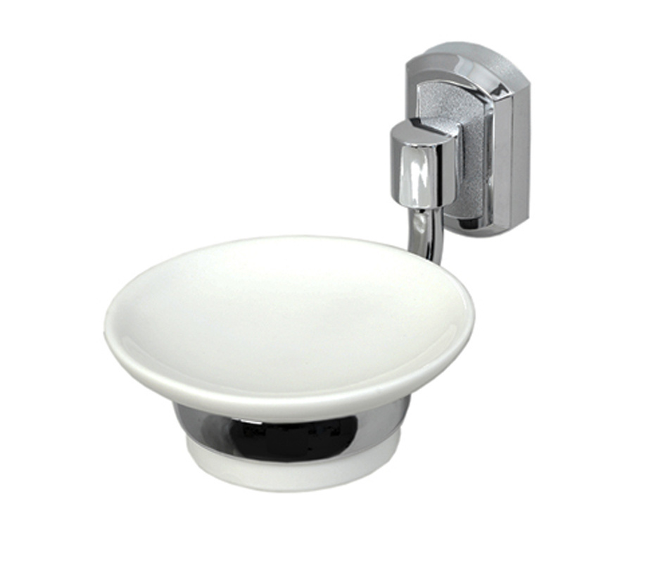 Мыльница WasserKRAFT K-28129 (хром/белый)