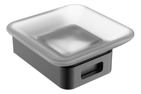 Мыльница Boheme GunMetall Q 10943-GM (сталь)