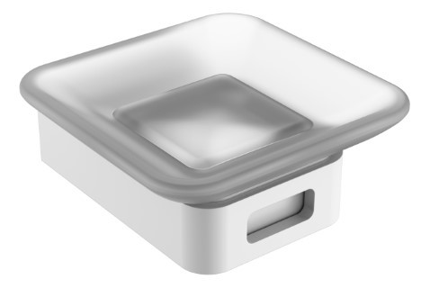 Мыльница Boheme MattWhite Q 10943-MW (белый матовый)
