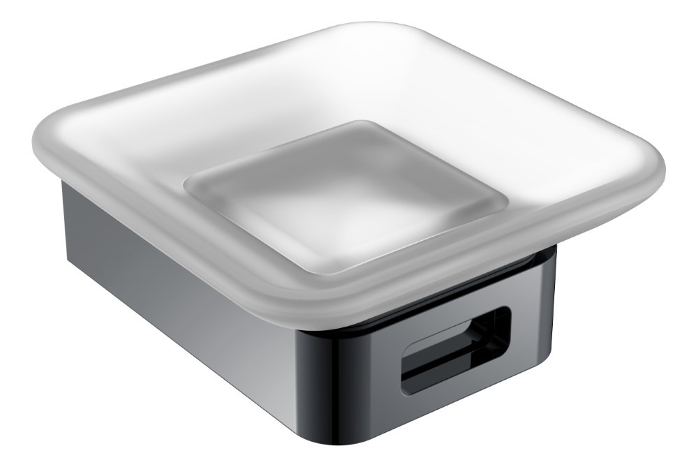 Мыльница Boheme Q 10943-SGM (антрацит)