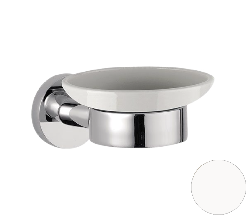 Мыльница Remer Guest GS10BO (белый матовый/белый) настенная