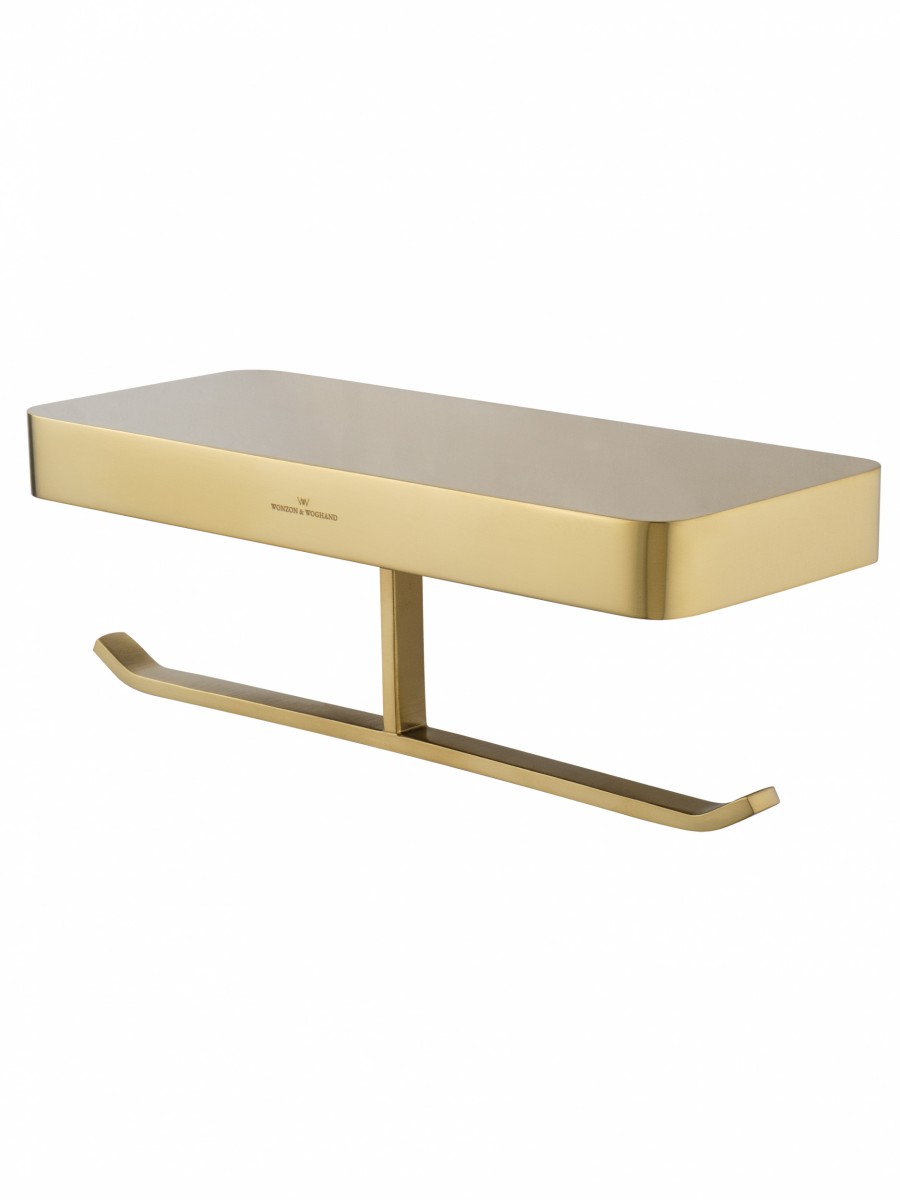 Бумагодержатель Wonzon & Woghand LOTTE WW-8356-BG (брашированное золото)