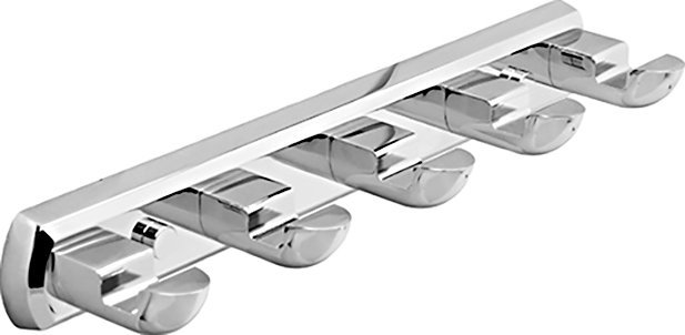 Планка с 5-ю крючкам WasserKRAFT Kammel K-8375 (хром)