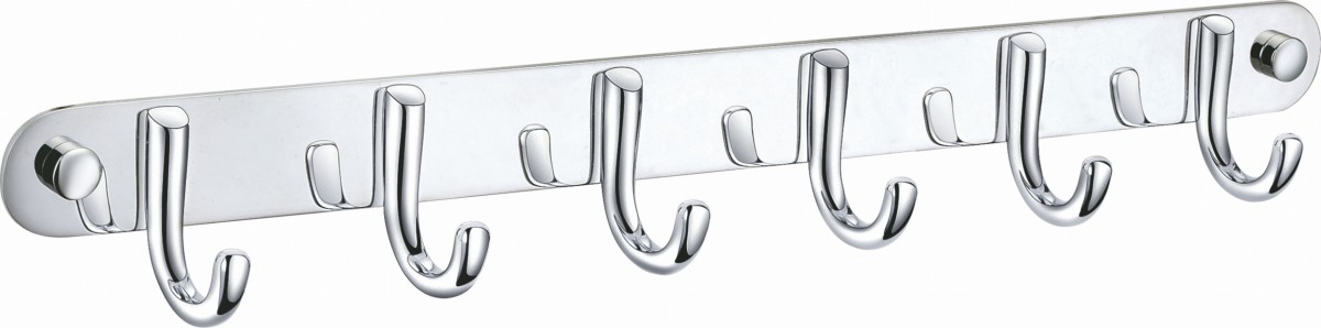 Вешалка для полотенец Wonzon & Woghand WW-9384-6 (хром)