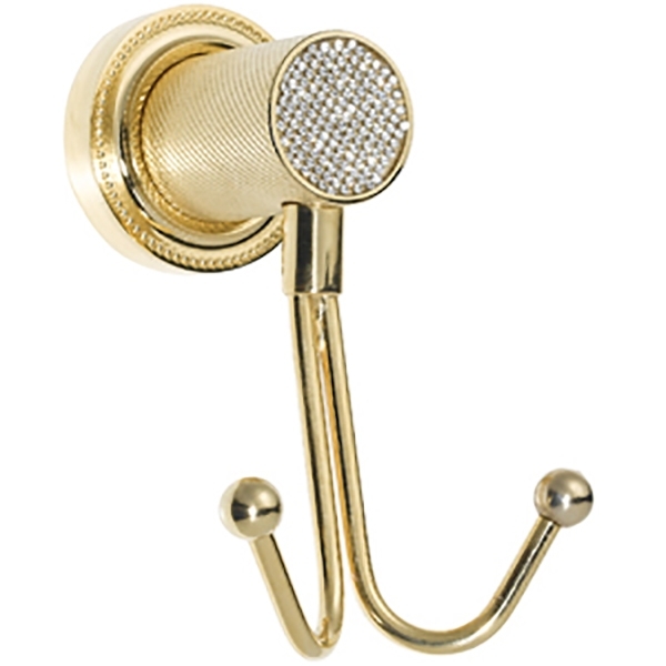 Двойной крючок Boheme Royale Cristal 10926-G (золото)