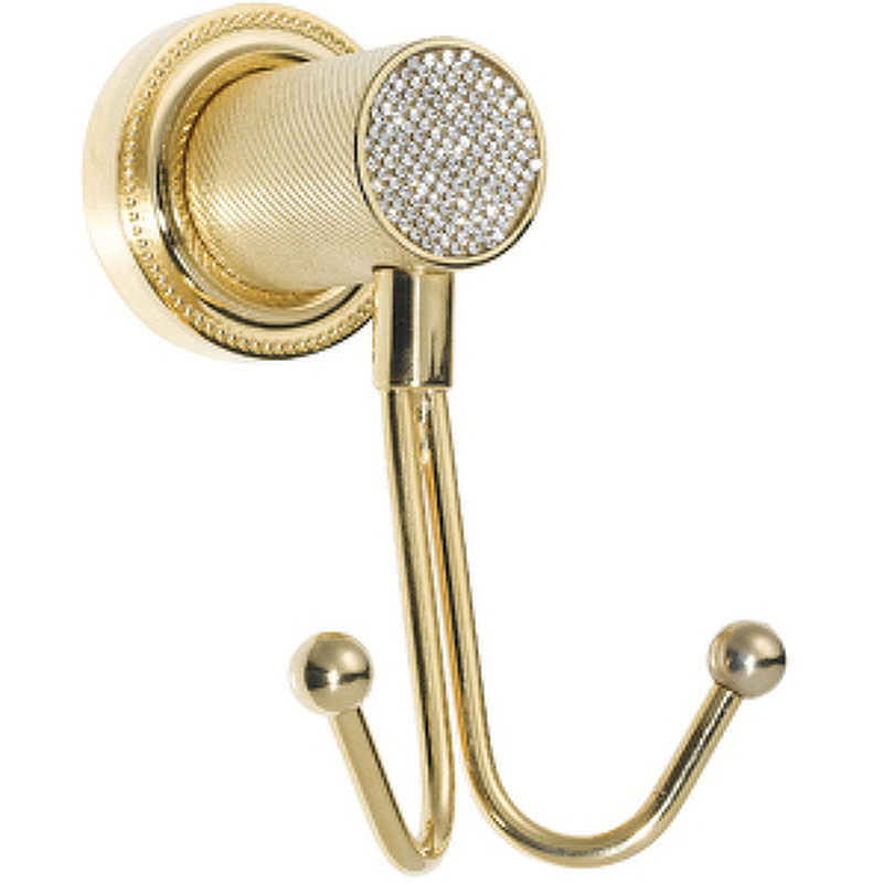 Двойной крючок Boheme Royale Cristal 10926-G-B (золото)