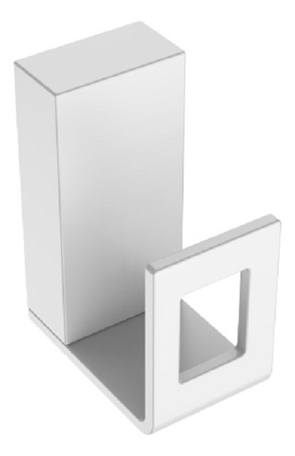 Крючок Boheme MattWhite Q 10946-MW (белый матовый)