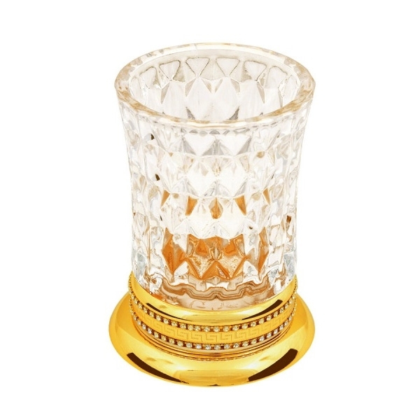 Стакан для ванной комнаты Boheme Imperiale 10412 (золотой)