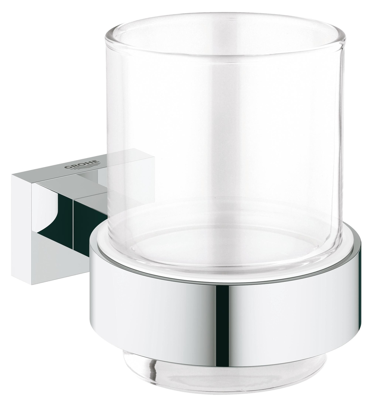 Стакан с держателем GROHE Essentials Cube, хром 40755001