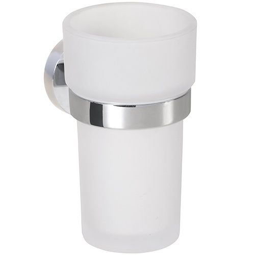 Стакан для ванной комнаты Bemeta OBLA 165110012 (хром) настенный