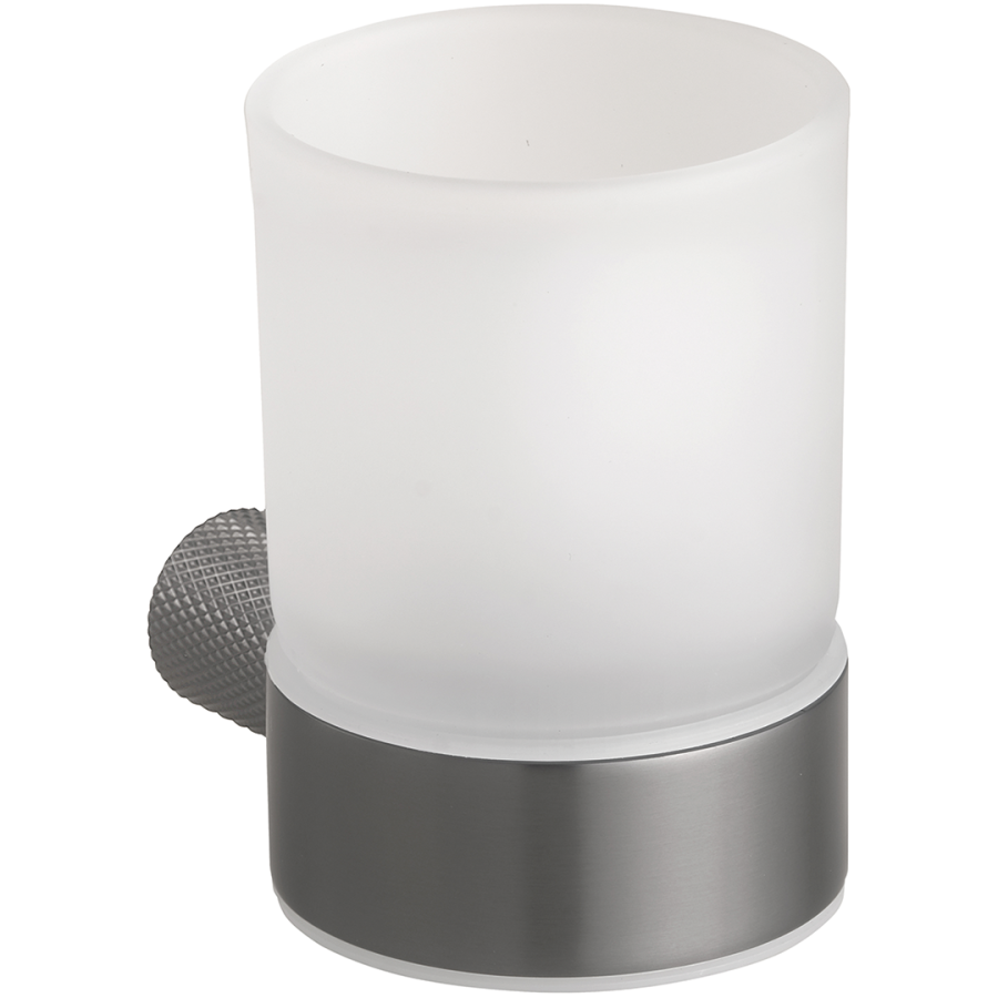 Стакан для ванной комнаты Bemeta GRINO 173110010 (графит матовый) настенный