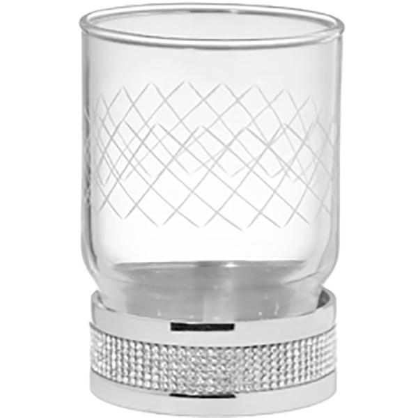 Стакан для ванной комнаты Boheme Royale Cristal 10931-CR (хром)