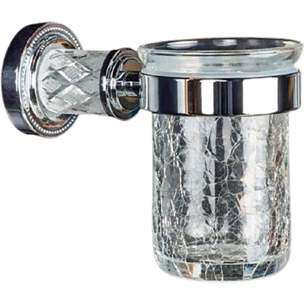 Стакан для ванной комнаты Boheme Murano Cristal 10904-CRST-CH (хром)