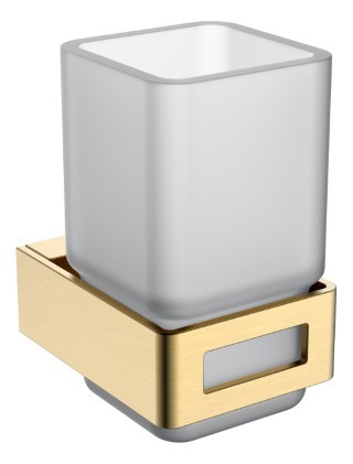 Стакан для ванной комнаты Boheme MatGold Q 10944-MG (золотой матовый)