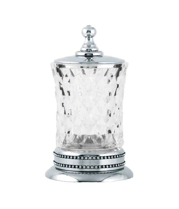 Стакан для ватных дисков Boheme Brillante 10444 (хром)