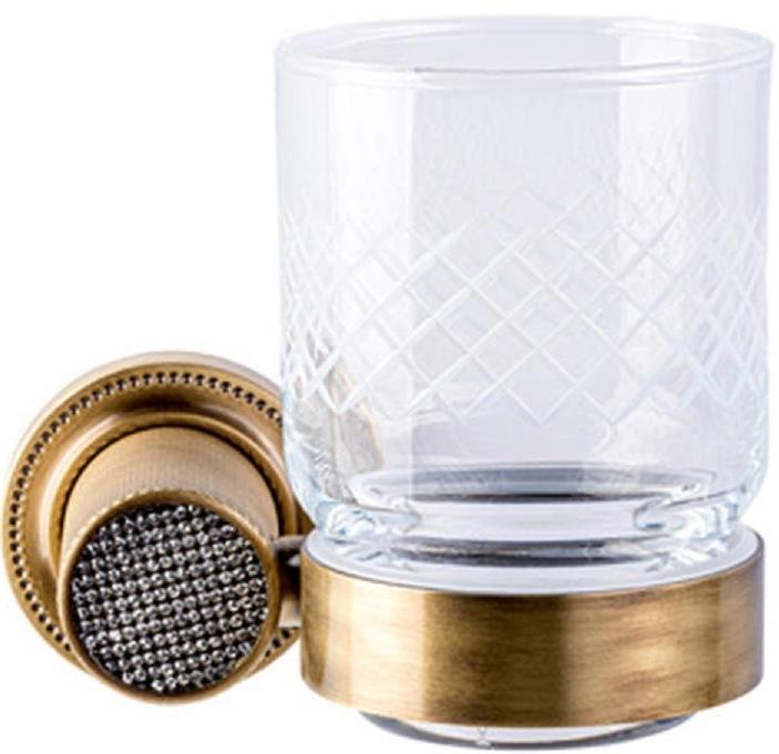 Стакан для зубных щеток Boheme Royale Cristal 10924-BR-B (бронзовый)