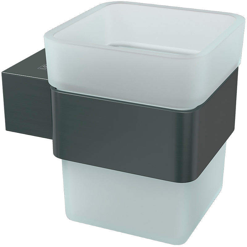 Стакан для ванной комнаты Lemark Smooth Line 9736015 (графит)