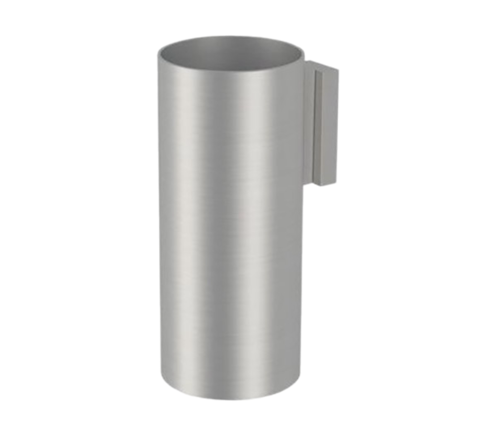 Стакан для ванной комнаты Remer INOX SSXI15 (нержавеющая сталь матовая) настенный