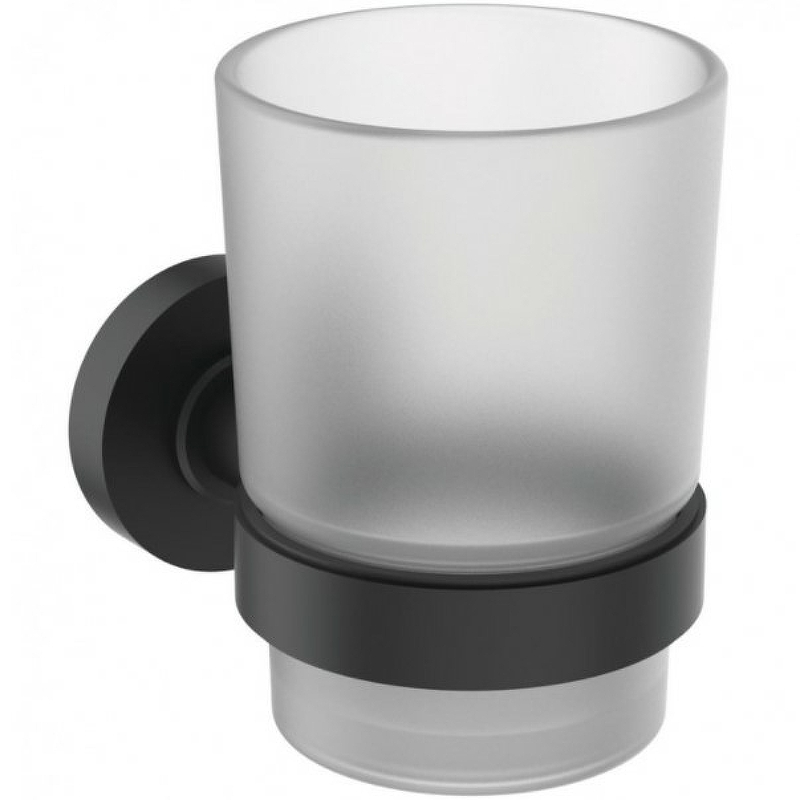 Стакан для ванной комнаты Ideal Standard IOM A9120XG​​​​​​​ (чёрный матовый) настенный