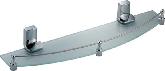Полка стеклянная WasserKRAFT Leine K-5044 (хром)