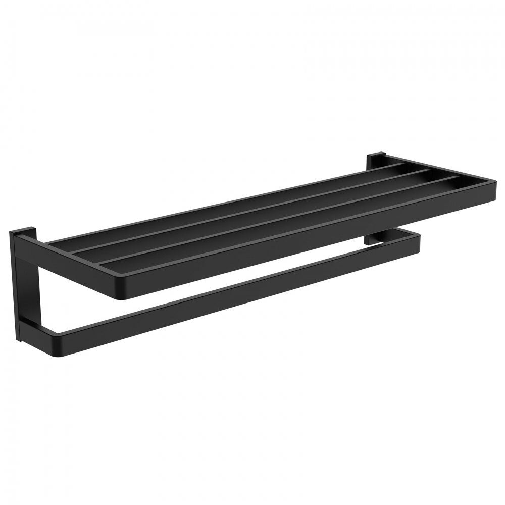 Полка для ванной комнаты Abber Westen AA1758B (чёрный матовый)