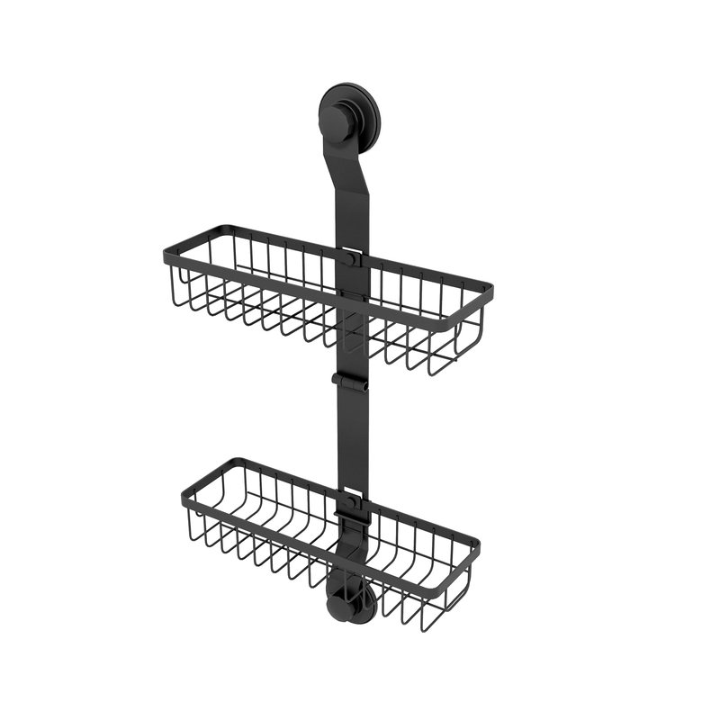 Полка для ванной комнаты Milardo Easy EAS0WS2M44 352*122 мм (чёрный матовый)