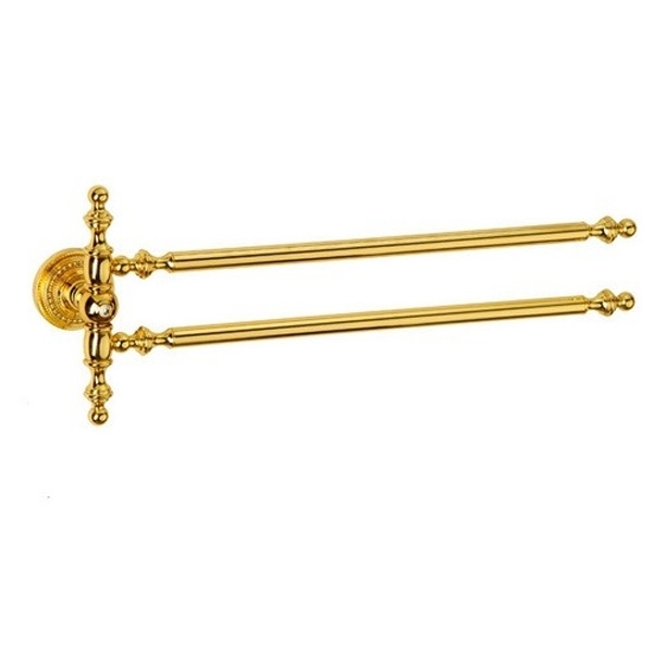 Полотенцедержатель Boheme Imperiale 10413 (золото) двойной