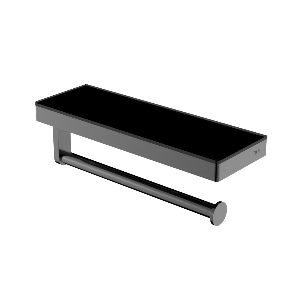 Полотенцедержатель Black&White Gravity 9603GM (оружейная сталь)