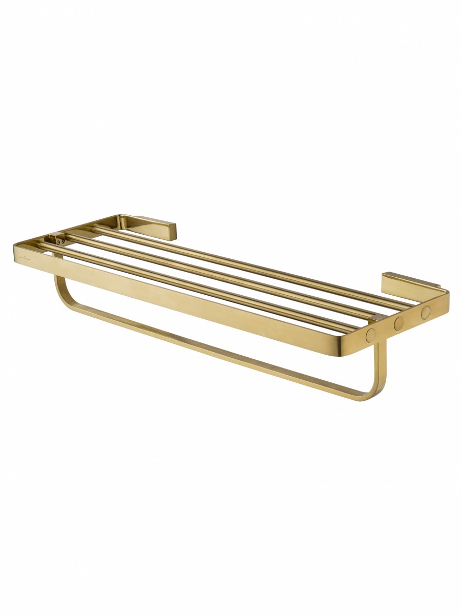 Полотенцедержатель Wonzon & Woghand LOTTE WW-8381A-BG (брашированное золото)